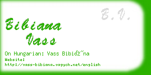 bibiana vass business card